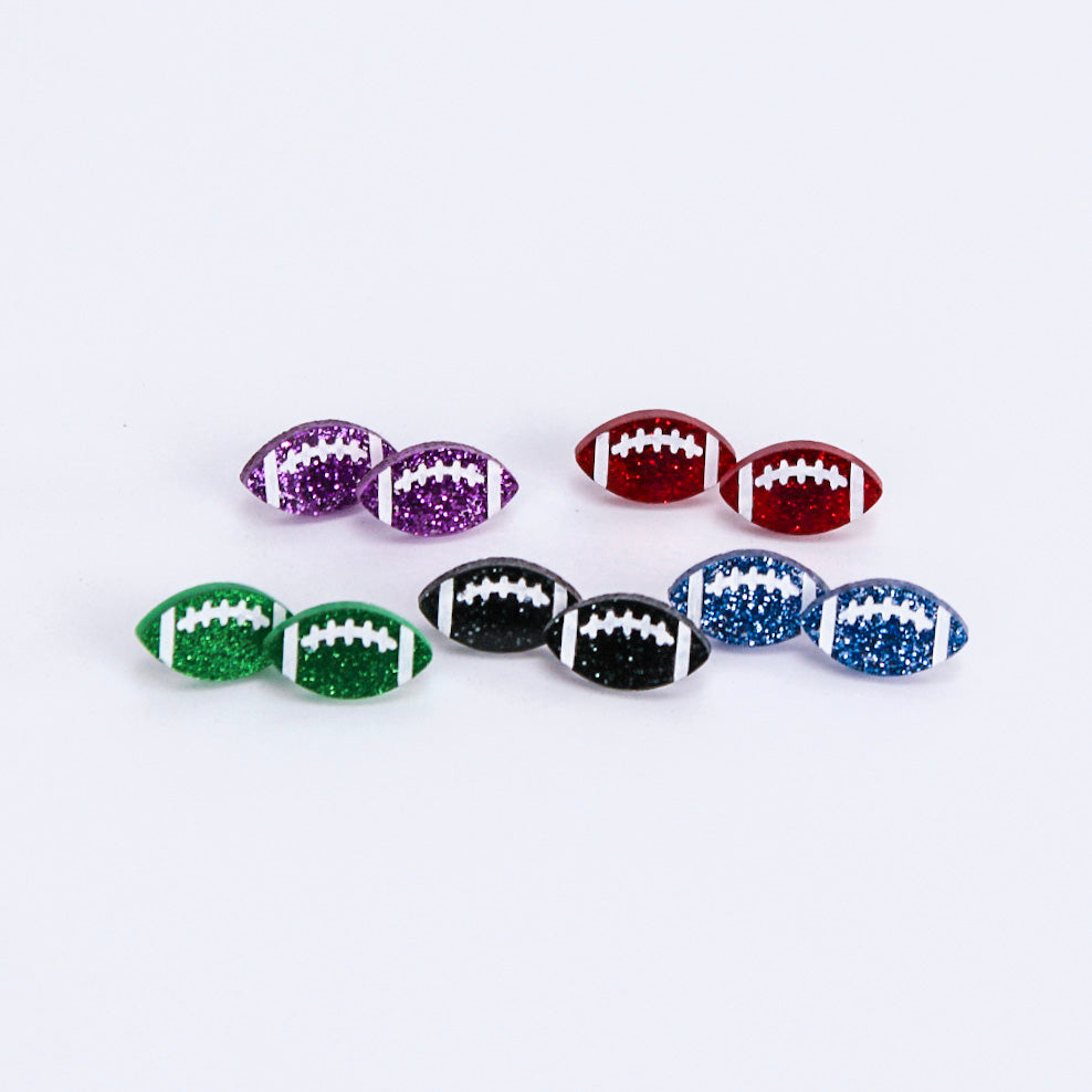 Blue Football Studs