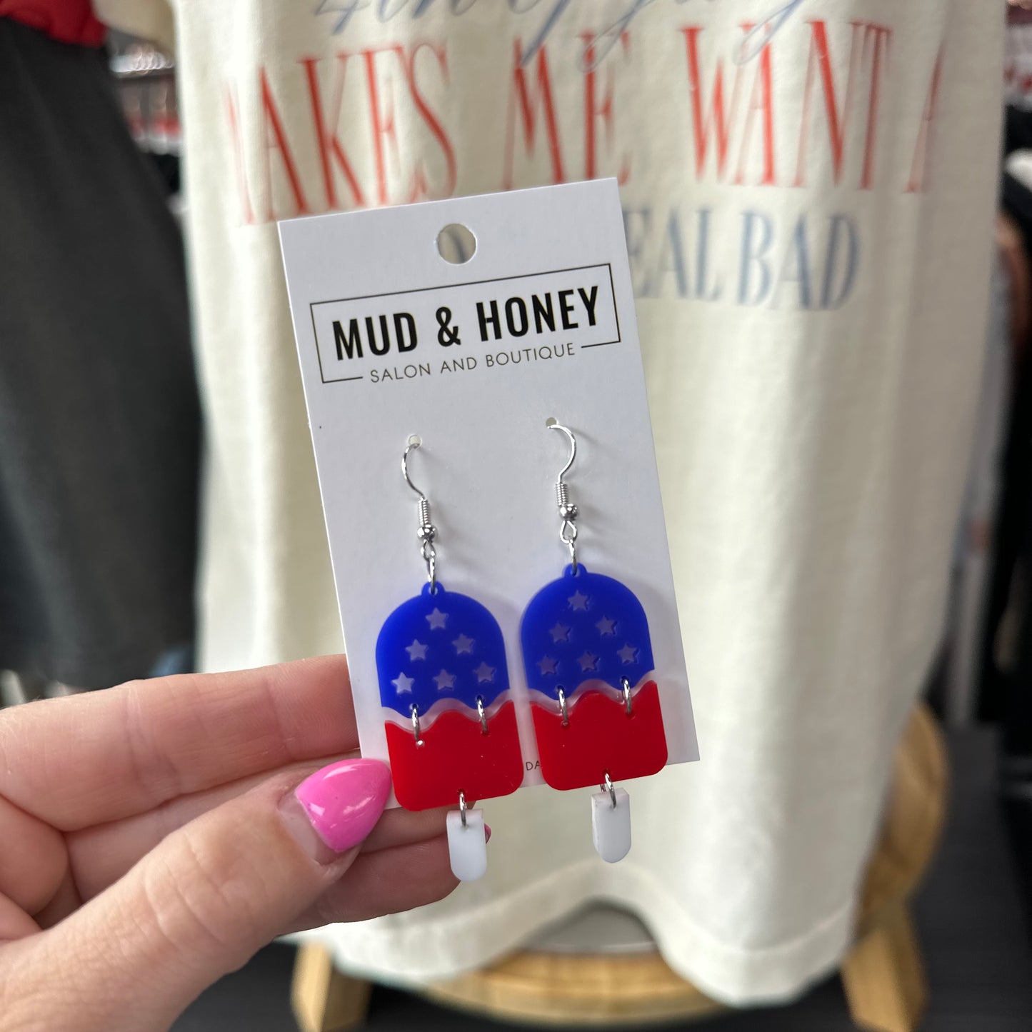 USA Popsicle - Earrings