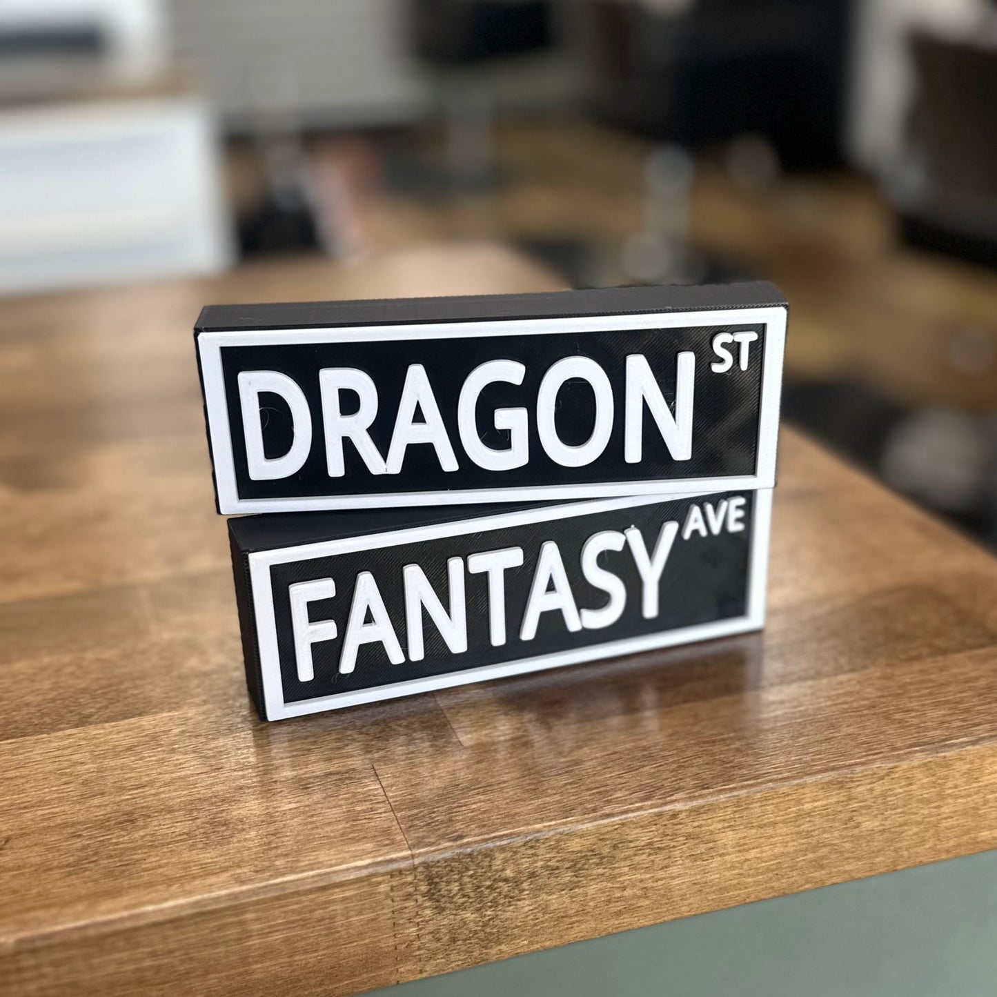 Fantasy Ave - Shelf Sign