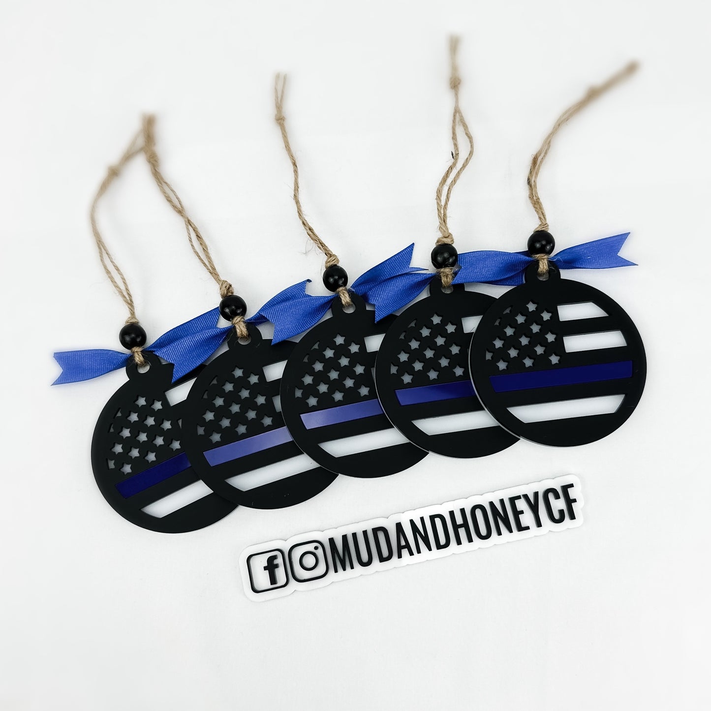 Thin Blue Line - Ornament
