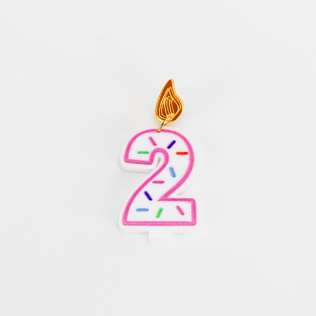 Birthday Candle Earrings