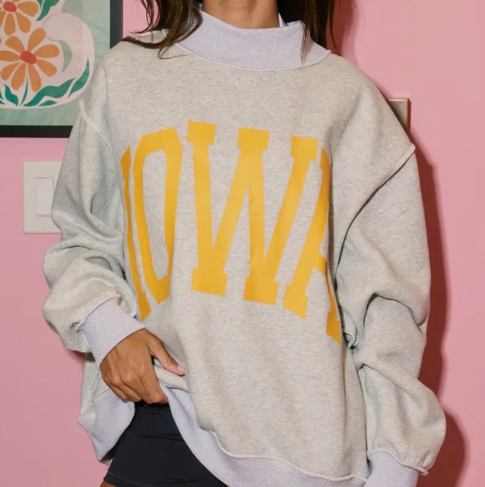 Reversible Iowa sweatshirt