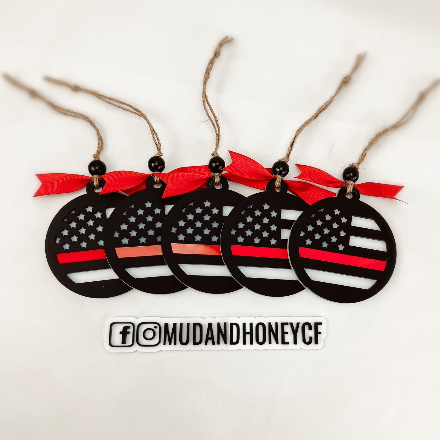 Thin Red Line - Ornament