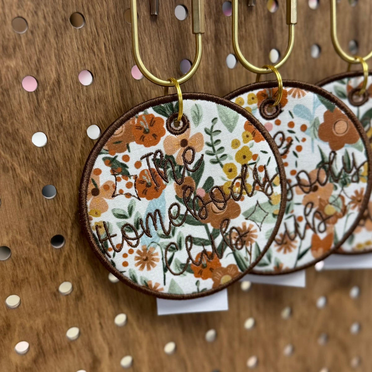 The Homebody Club - Embroidered Bag Tag