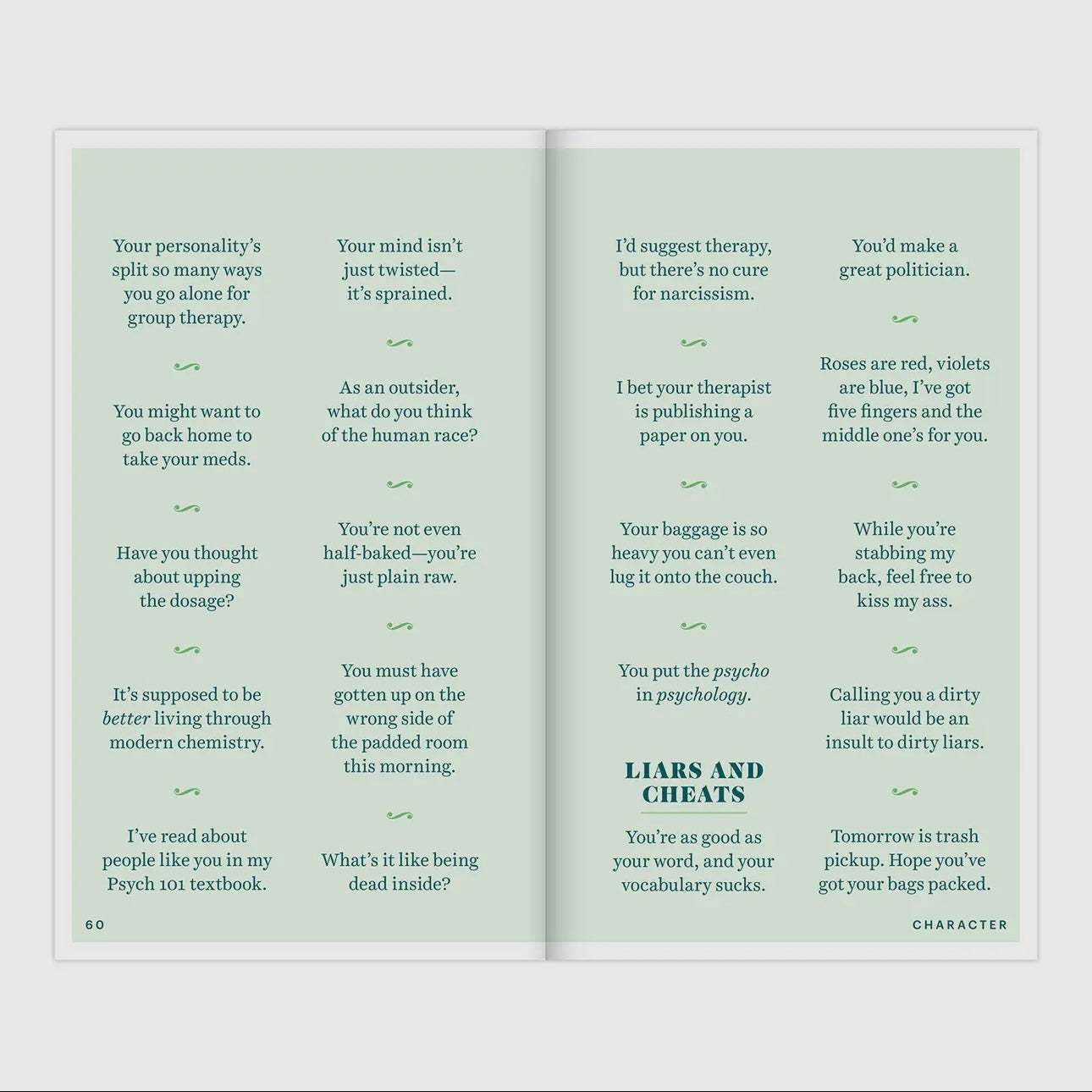 Insults & Comebacks - Book