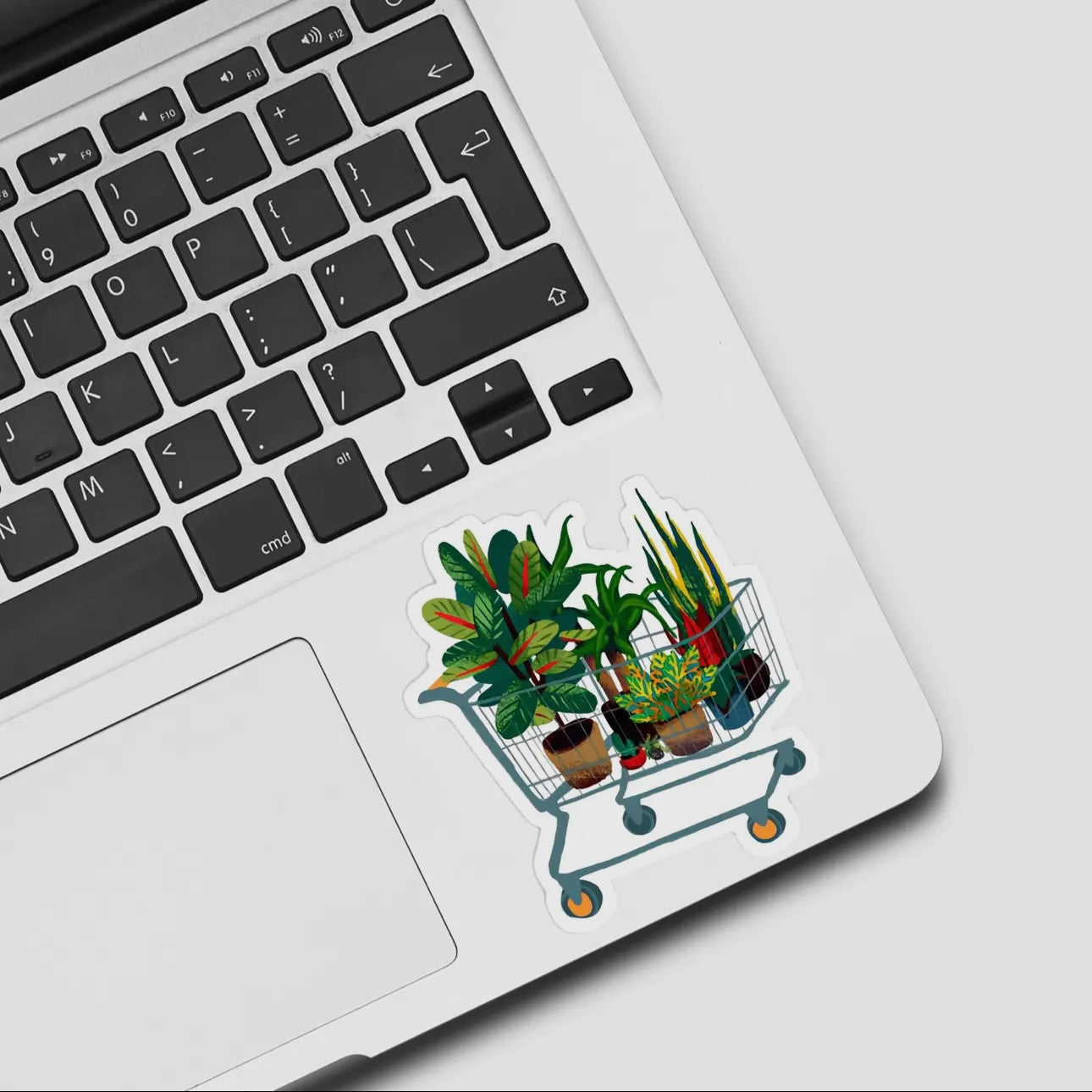 Shopping Cart Plant - Sticker