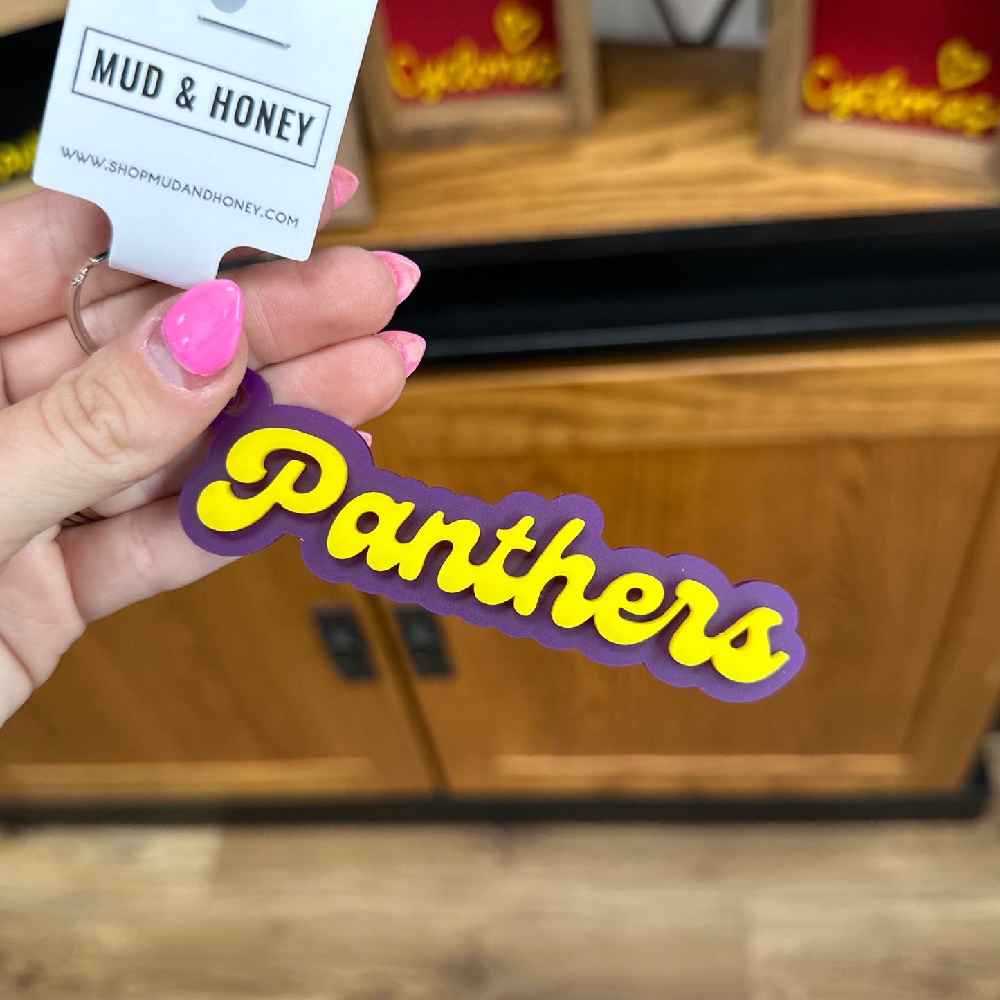 Panthers - School Spirit Acrylic Keychain