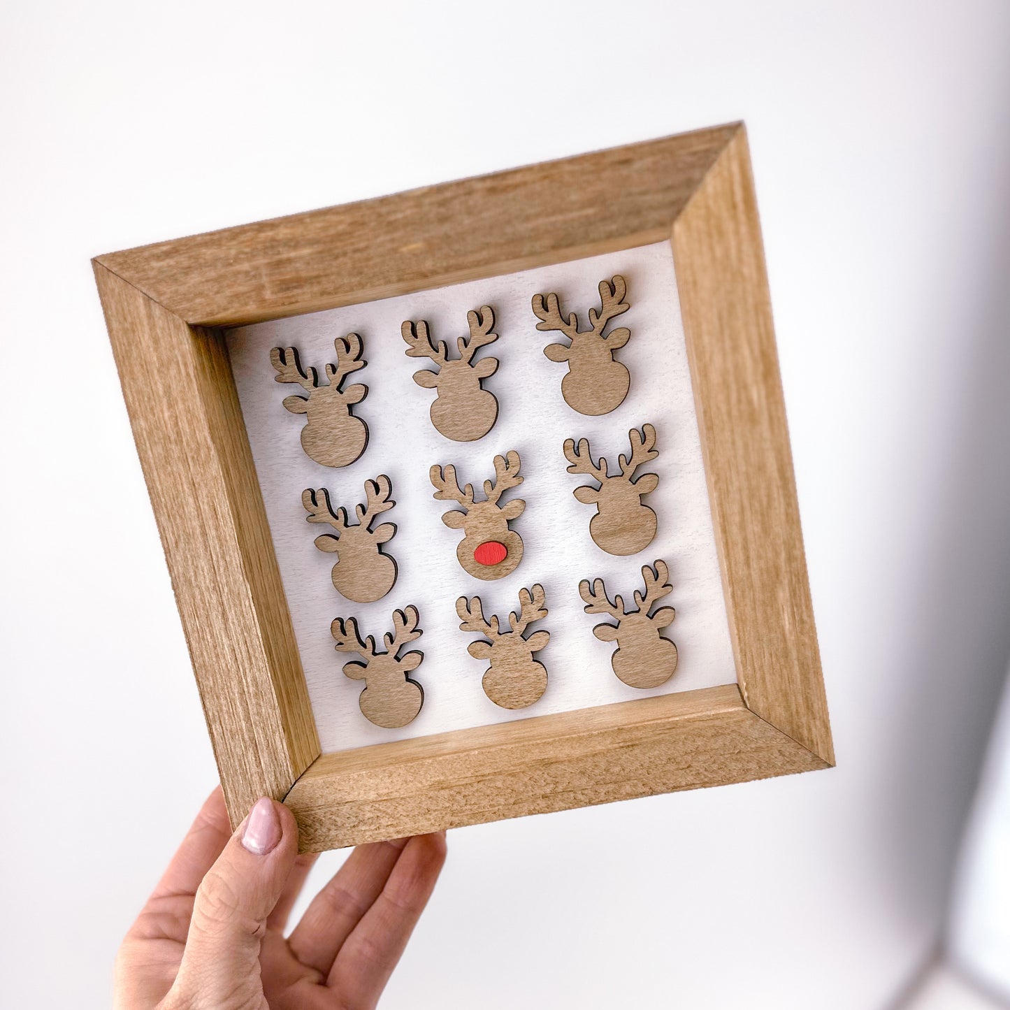 Reindeer Gang - 6" Square Sign