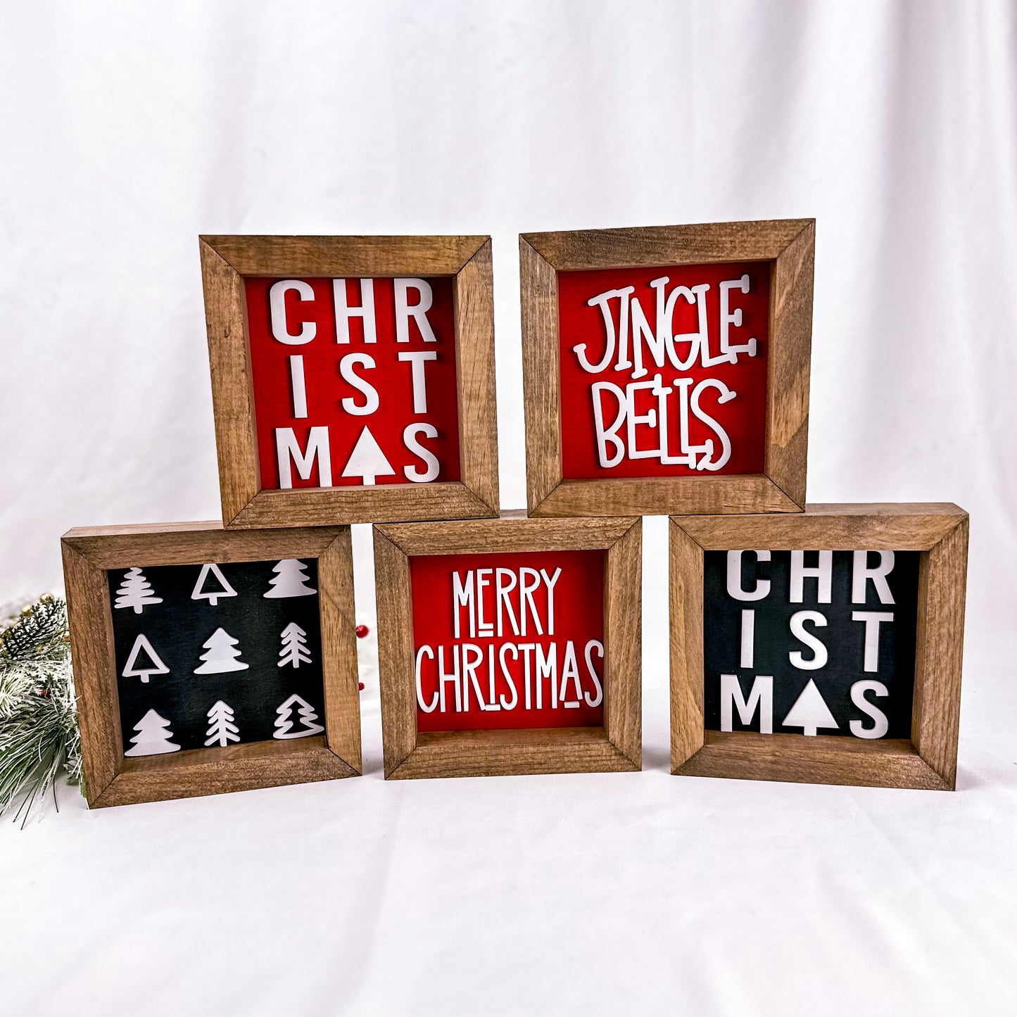 Merry Christmas - 6" Square Sign