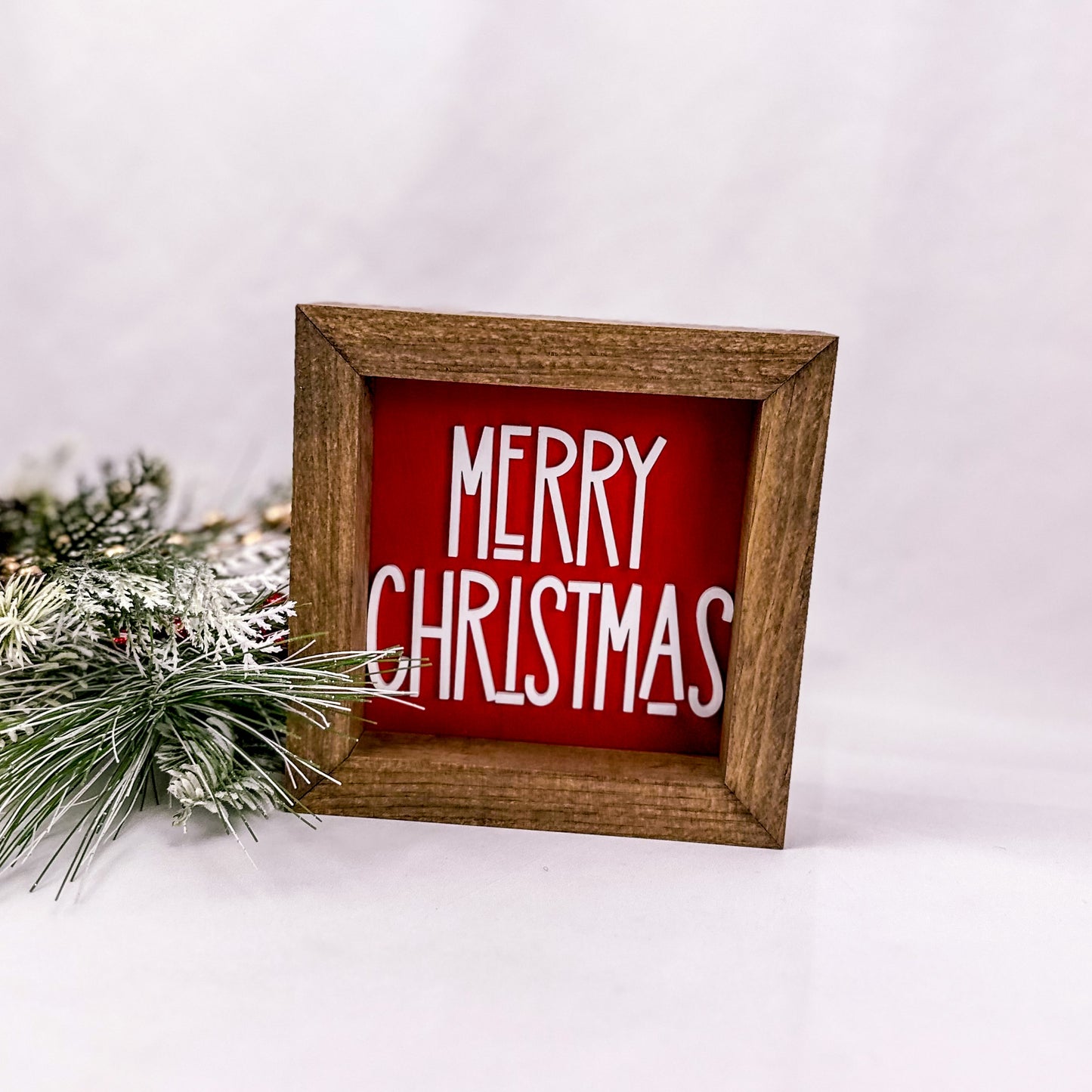 Merry Christmas - 6" Square Sign
