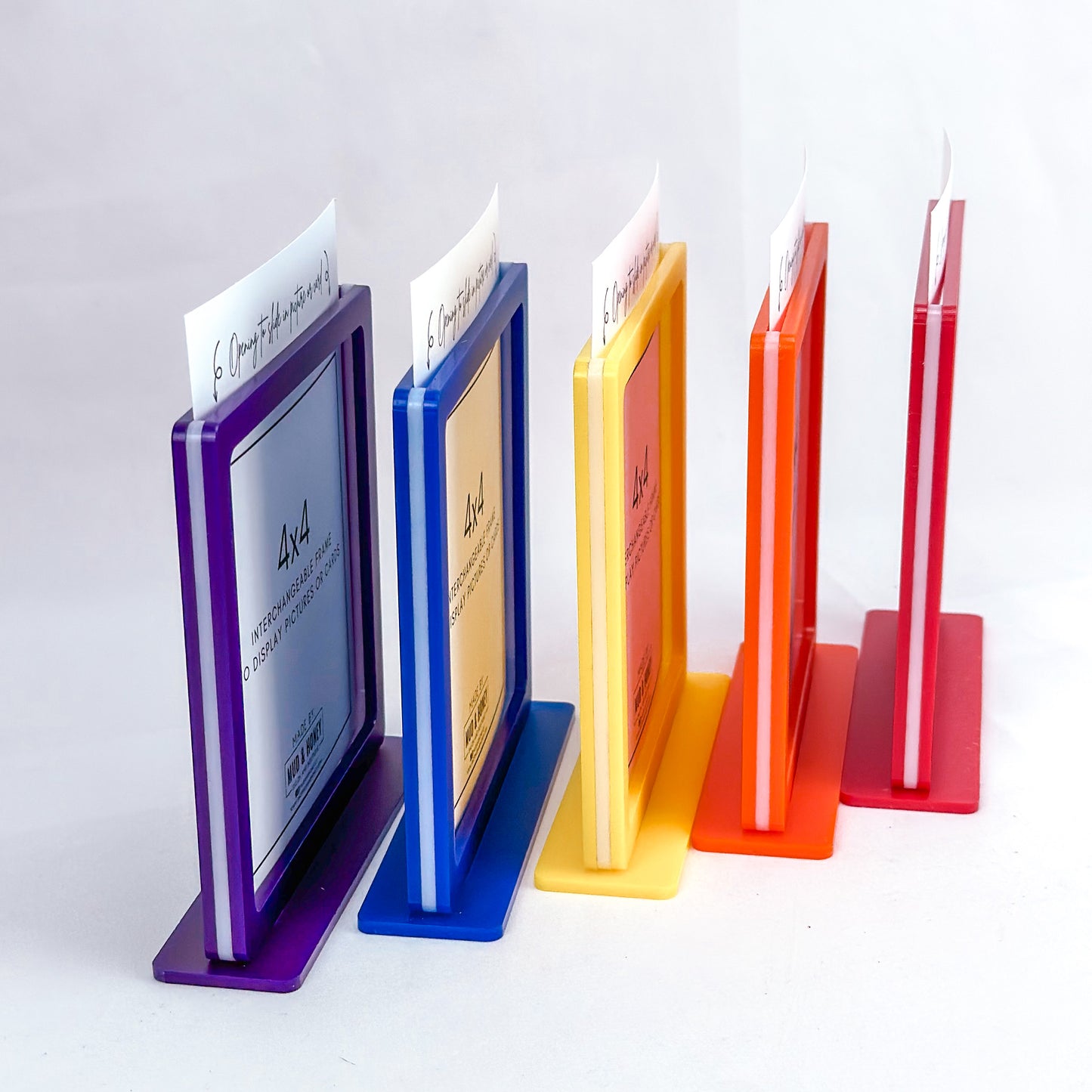 Acrylic Drop In Frame - Blue