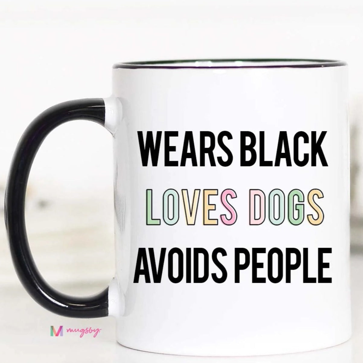 Wears Black - Mug