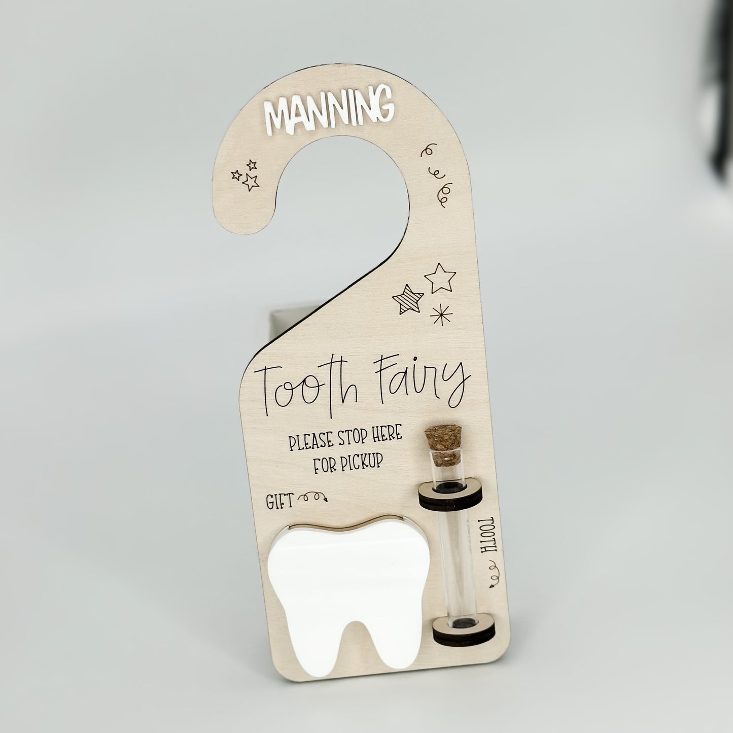 Personalized Tooth Fairy Door Hanger