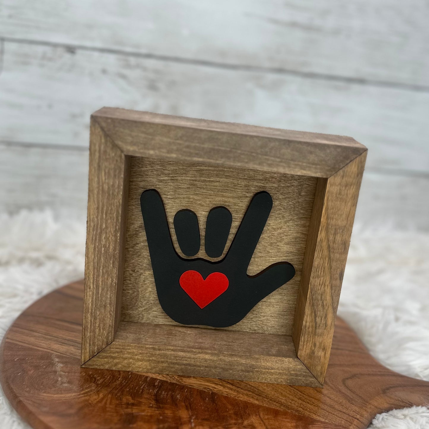 I Love You - Square Sign