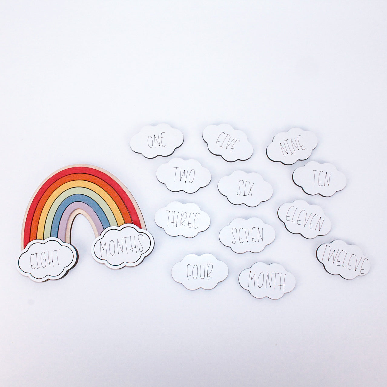 Rainbow Baby Monthly Markers
