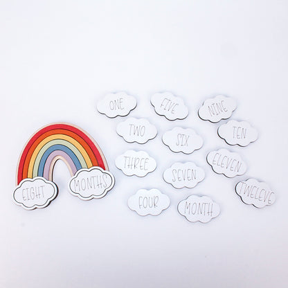 Rainbow Baby Monthly Markers