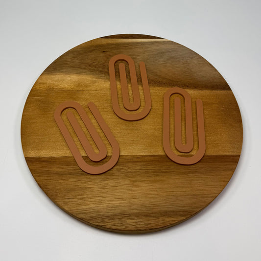 Terracotta Oversized Paperclip
