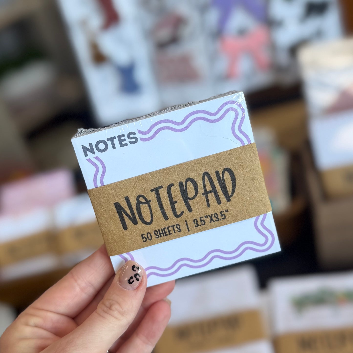 Purple Notes - Small Notepad