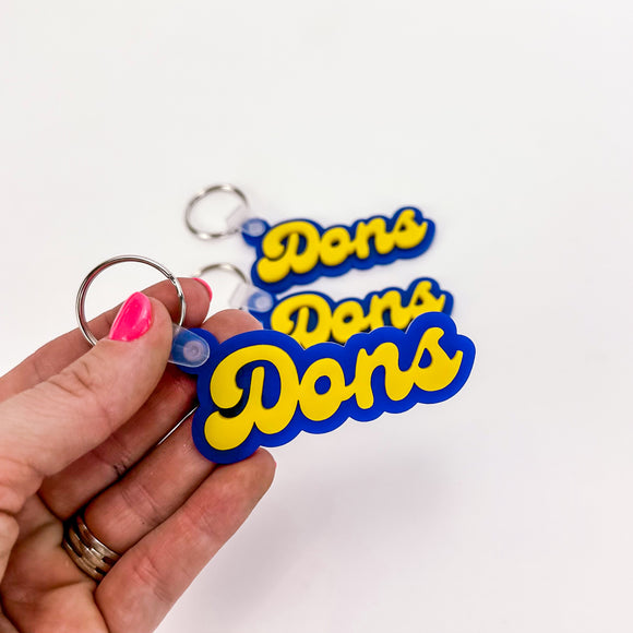 Dons - School Spirit Acrylic Keychain
