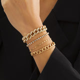 Gold Chain Link - Bracelet Stack