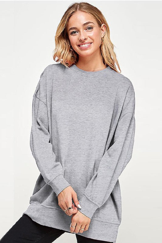 Oversized Sweatshirt - Grey