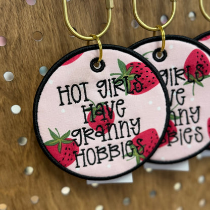 Granny Hobbies - Embroidered Bag Tag
