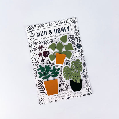 Plant Lovers - Acrylic Magnet Set