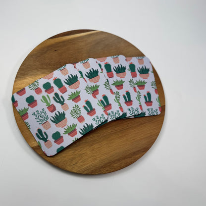 Cactus Collage Coaster