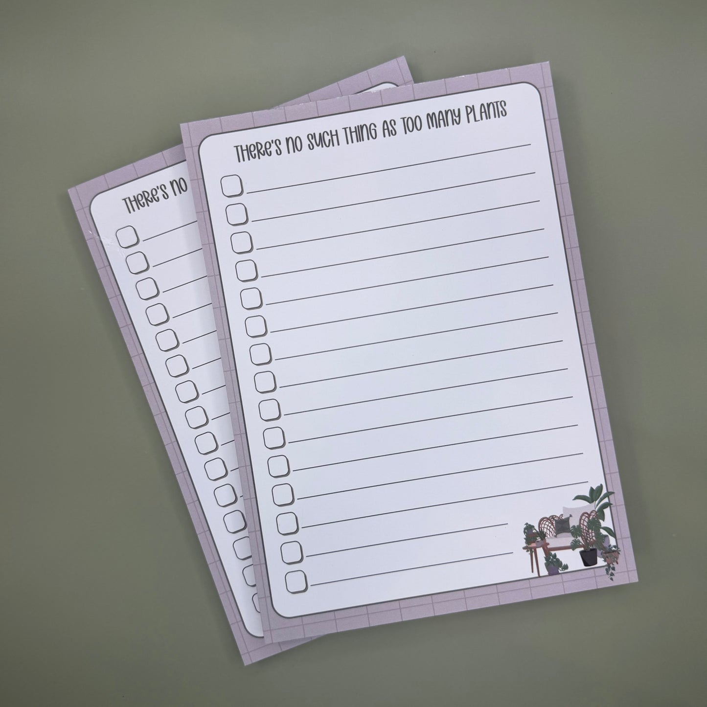 Too Many Plants - Notepad