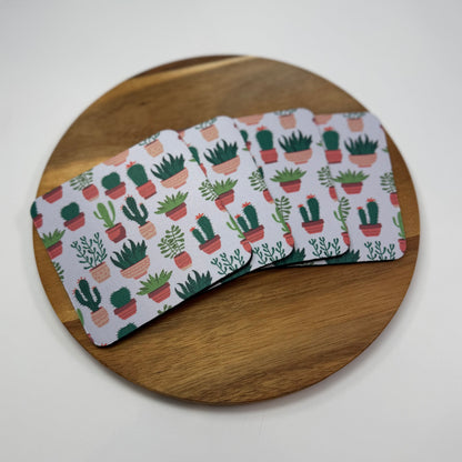Cactus Collage Coaster