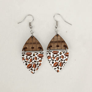 Football Field Dangles - Earrings