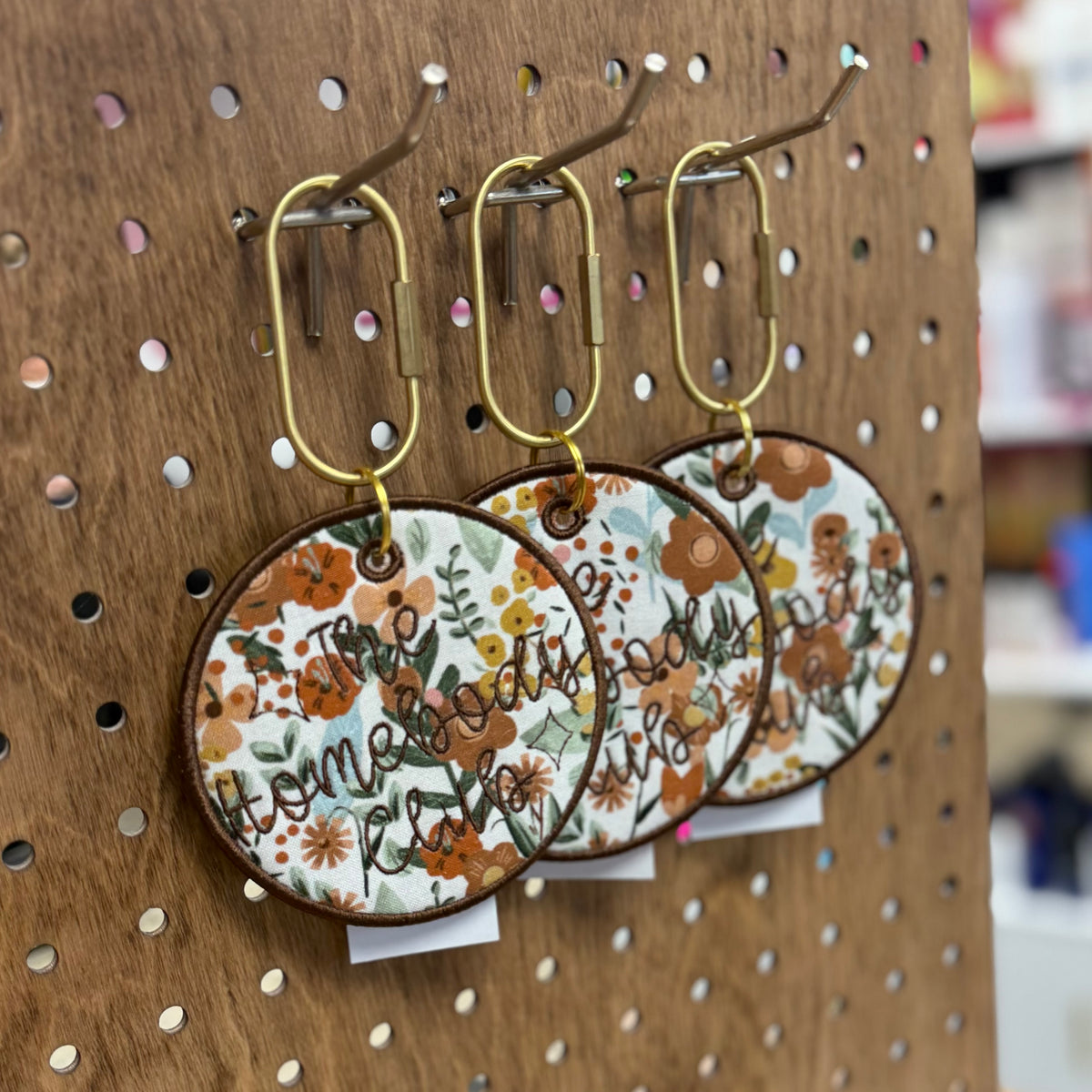 The Homebody Club - Embroidered Bag Tag