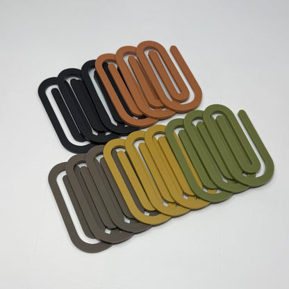 Terracotta Oversized Paperclip