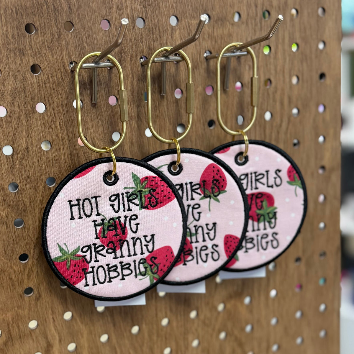 Granny Hobbies - Embroidered Bag Tag