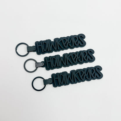 Hawkeyes - Black School Spirit Acrylic Keychain