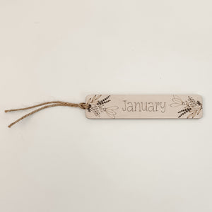 January Birthflower - Bookmark