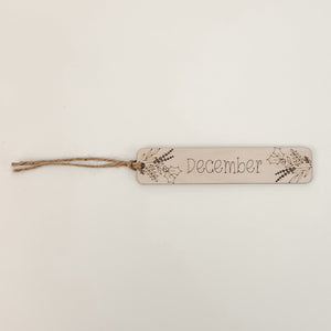 December Birthflower - Bookmark