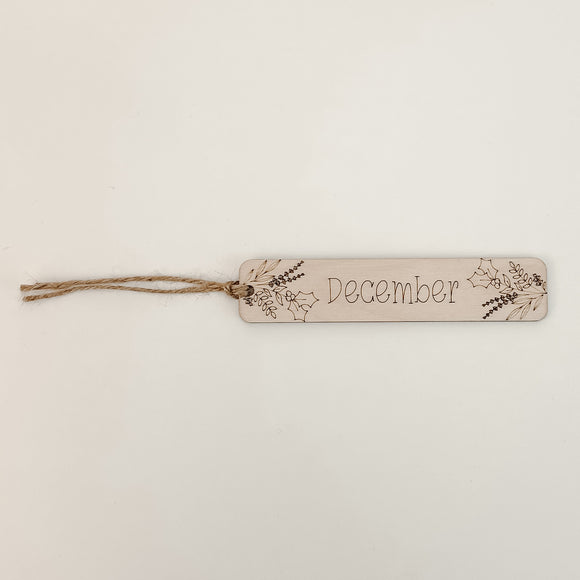 December Birthflower - Bookmark