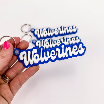 CUSTOM School Spirit Acrylic Keychain