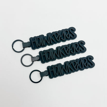 Hawkeyes - Black School Spirit Acrylic Keychain