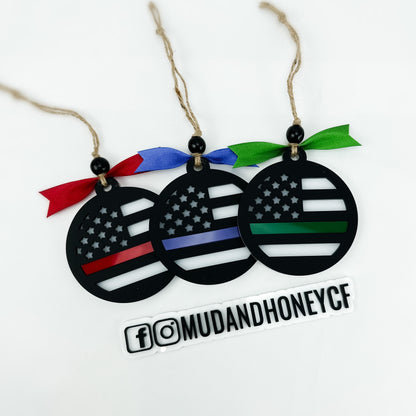 Thin Red Line - Ornament