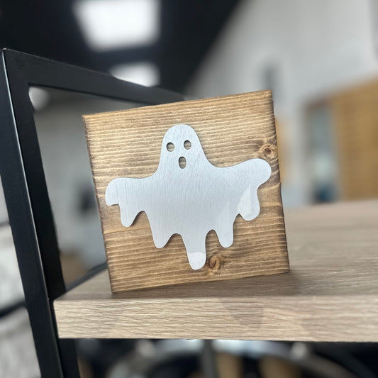 Ghost - 4.5" Square Sign