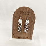 Ghost Floral Bar Dangle - Earrings