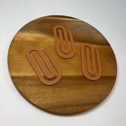 Terracotta Oversized Paperclip