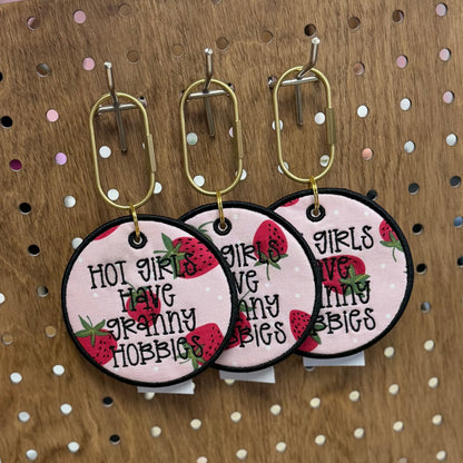 Granny Hobbies - Embroidered Bag Tag