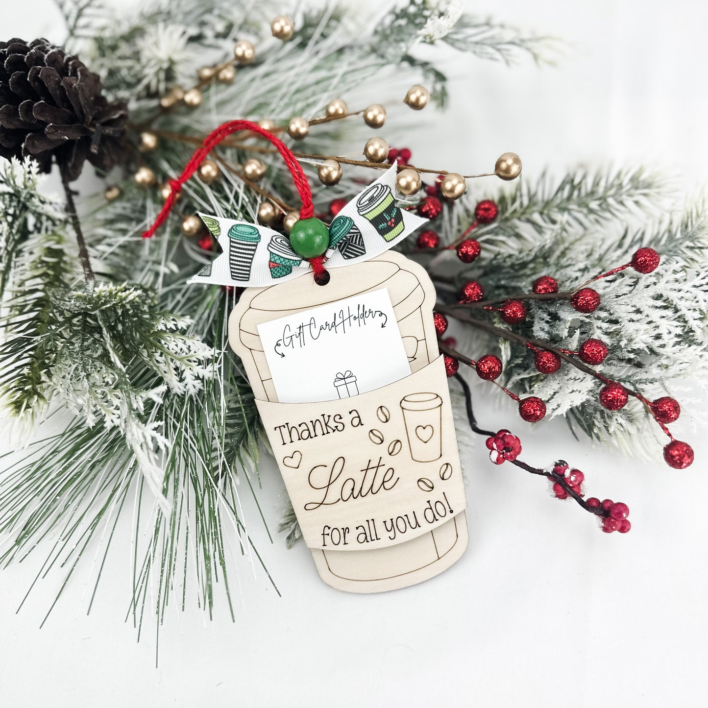 Thanks a Latte -Holiday Gift Card Holder