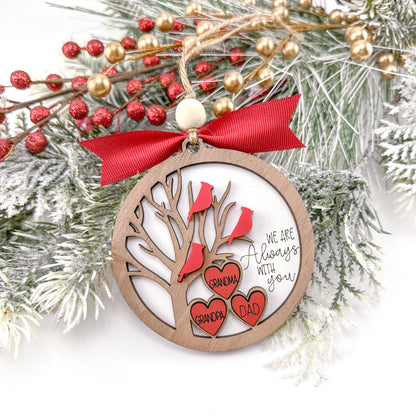 Cardinal Memory Ornament