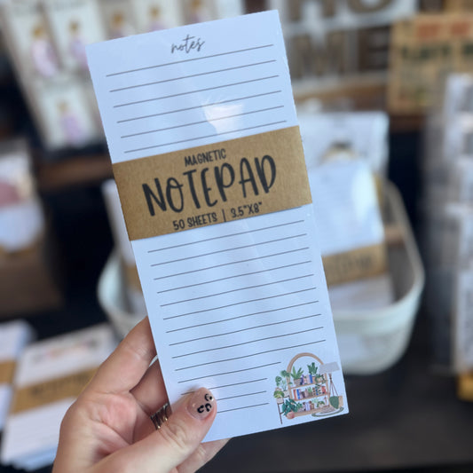 Cozy Bookshelf - Magnetic Notepad