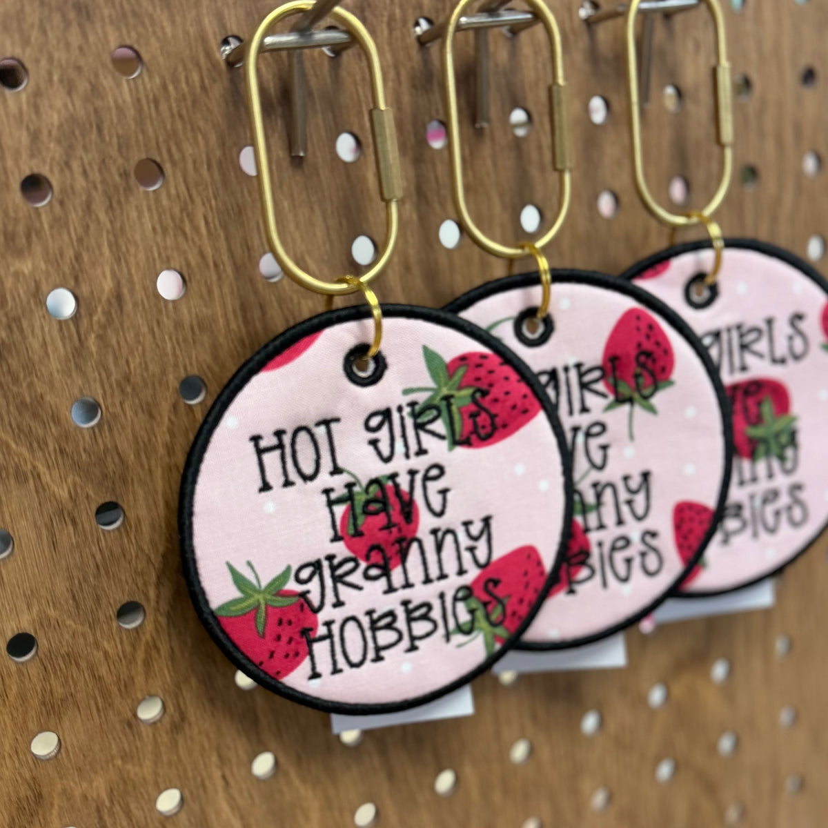 Granny Hobbies - Embroidered Bag Tag