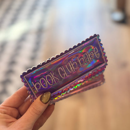 Book Club Babe - Embroidered Bookmark